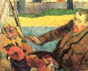 Paul Gauguin Van Gogh Painting Sunflowers oil painting on canvas